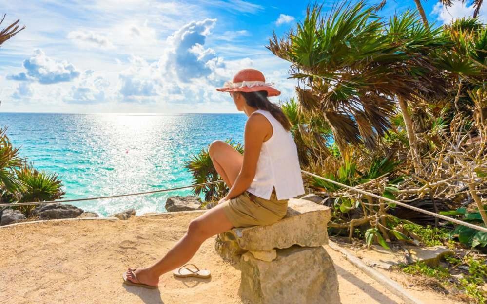 Apartamento en Fraccionamiento Privado 6 personas con piscina cerca de la Playa Playa del Carmen Exterior foto