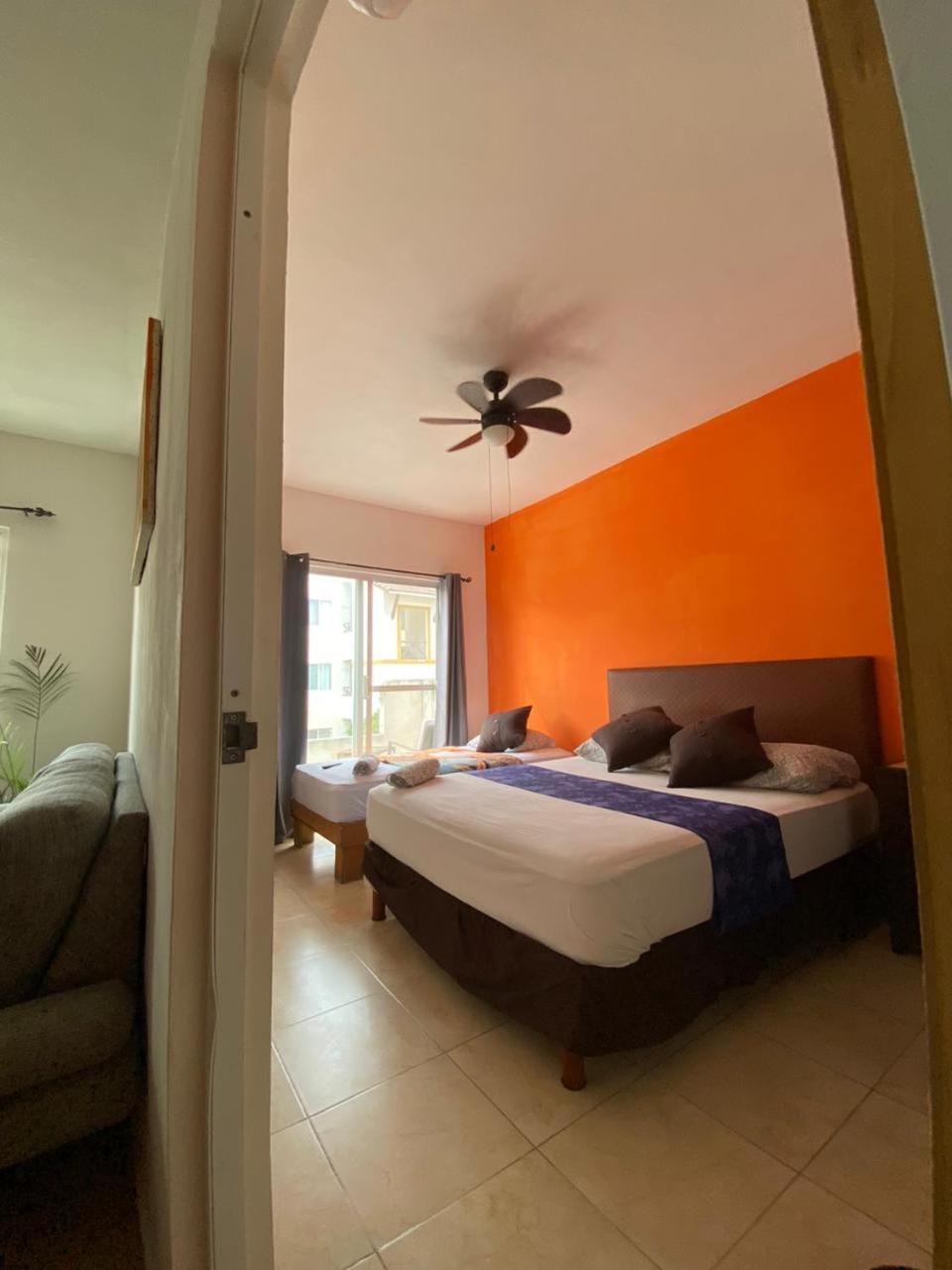 Apartamento en Fraccionamiento Privado 6 personas con piscina cerca de la Playa Playa del Carmen Exterior foto